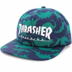 Thrasher Mag Logo Snapback - Dino Print