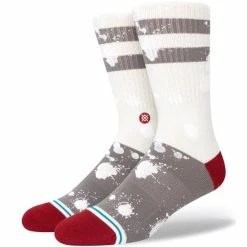 Stance Ishod Custom Socks - Offwhite/ Large