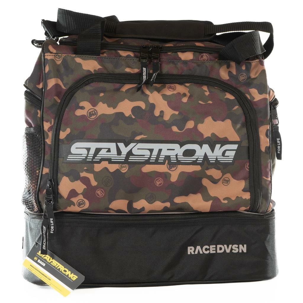 Stay Strong Race DVSN Helmet/Kit Bag - Green Camo 3 Stay Strong Race DVSN Helmet/Kit Bag - Green Camo