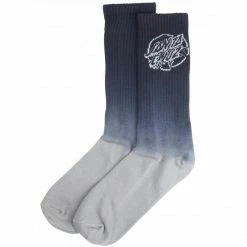 Santa Cruz Universal Dot Socks - Black/Grey