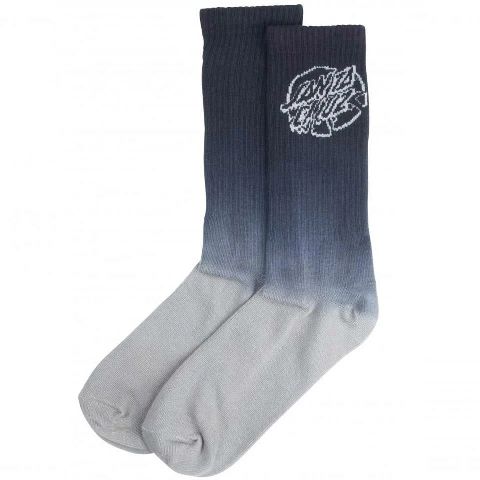Santa Cruz Universal Dot Socks - Black/Grey 3 Santa Cruz Universal Dot Socks - Black/Grey