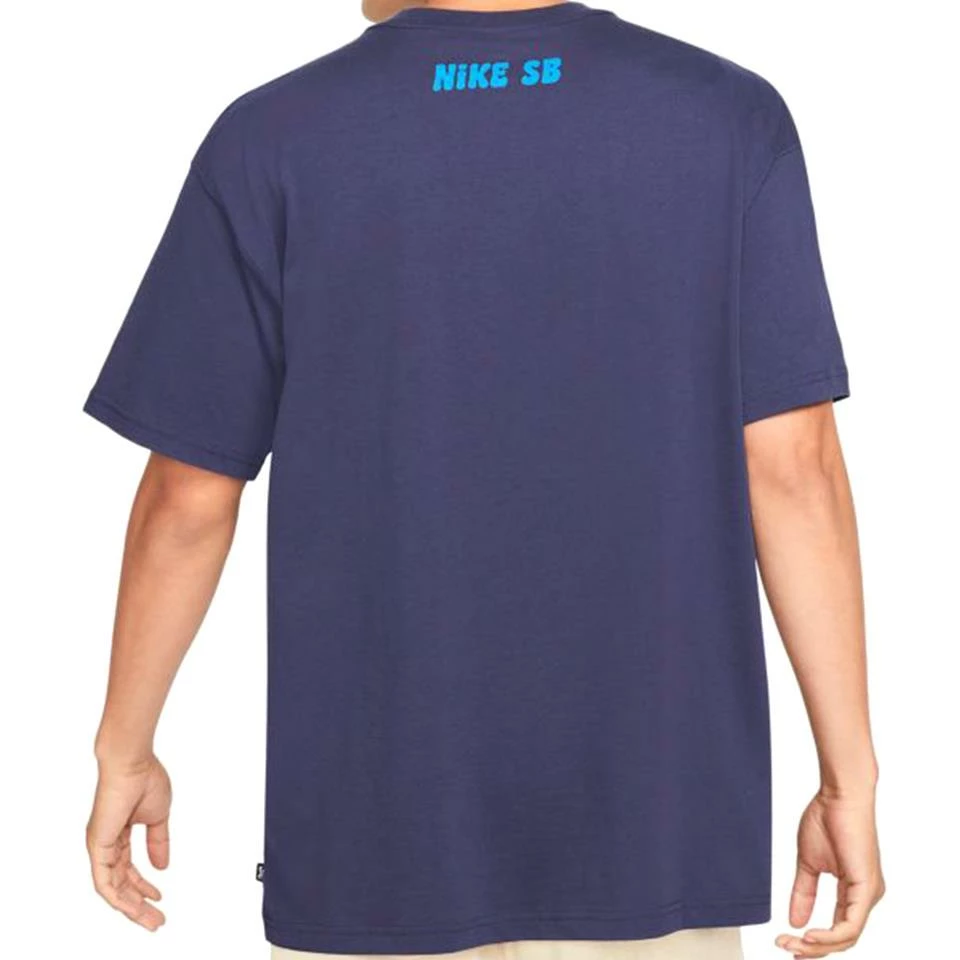 Nike SB Skate Short Sleeve T-Shirt - Midnight Navy 4 Nike SB Skate Short Sleeve T-Shirt - Midnight Navy - Image 2