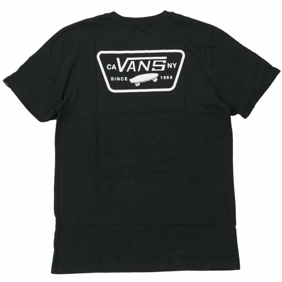 Vans Full Patch T-Shirt - Black/White 4 Vans Full Patch T-Shirt - Black/White - Image 2