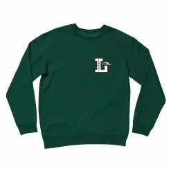 Lakai Letterman Crewneck - Forest