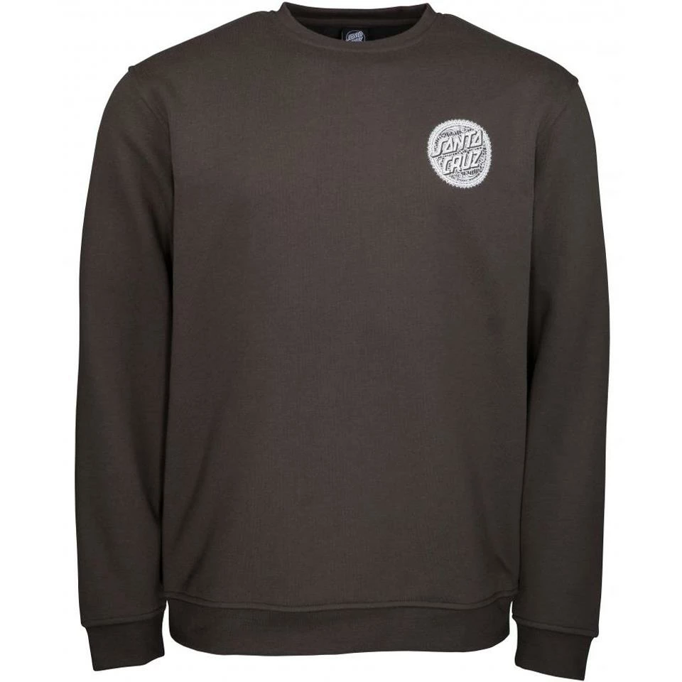 Santa Cruz Santa Muerte Crew - Washed Black 3 Santa Cruz Santa Muerte Crew - Washed Black