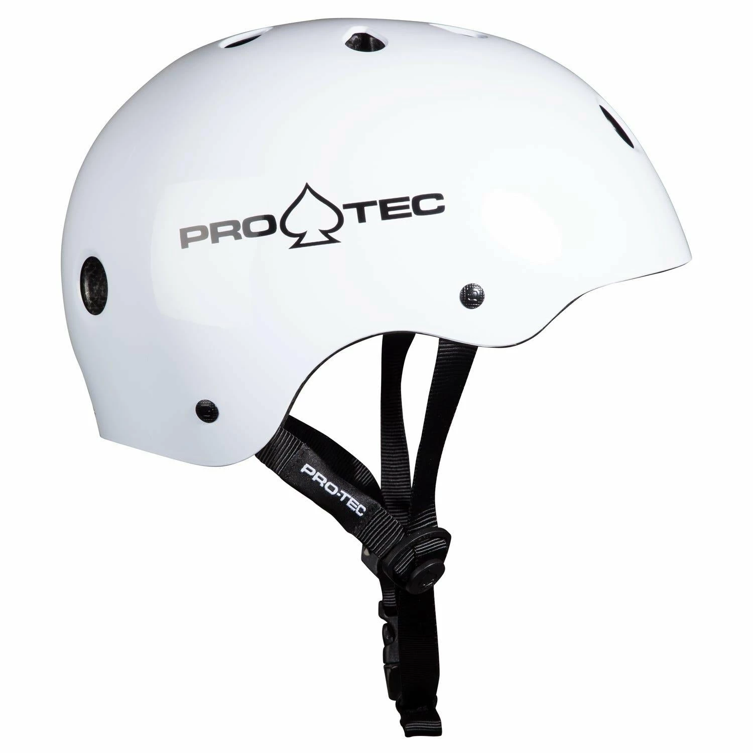 Pro-Tec Classic Helmet - Gloss White 6 Pro-Tec Classic Helmet - Gloss White - Image 4