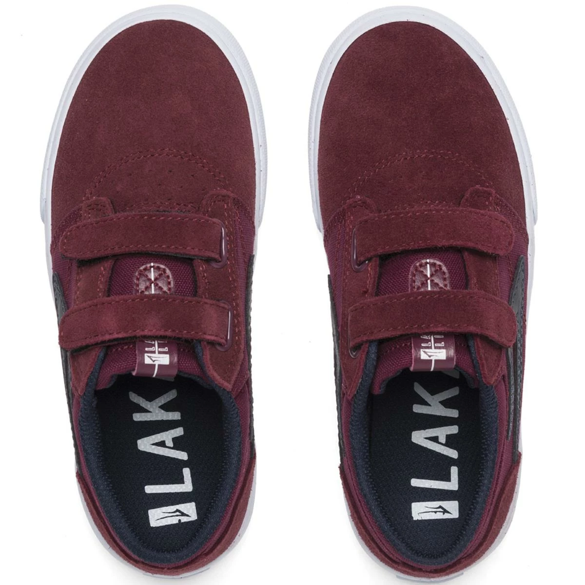 Lakai Griffin Kids - Burgundy/Navy Suede 6 Lakai Griffin Kids - Burgundy/Navy Suede - Image 4