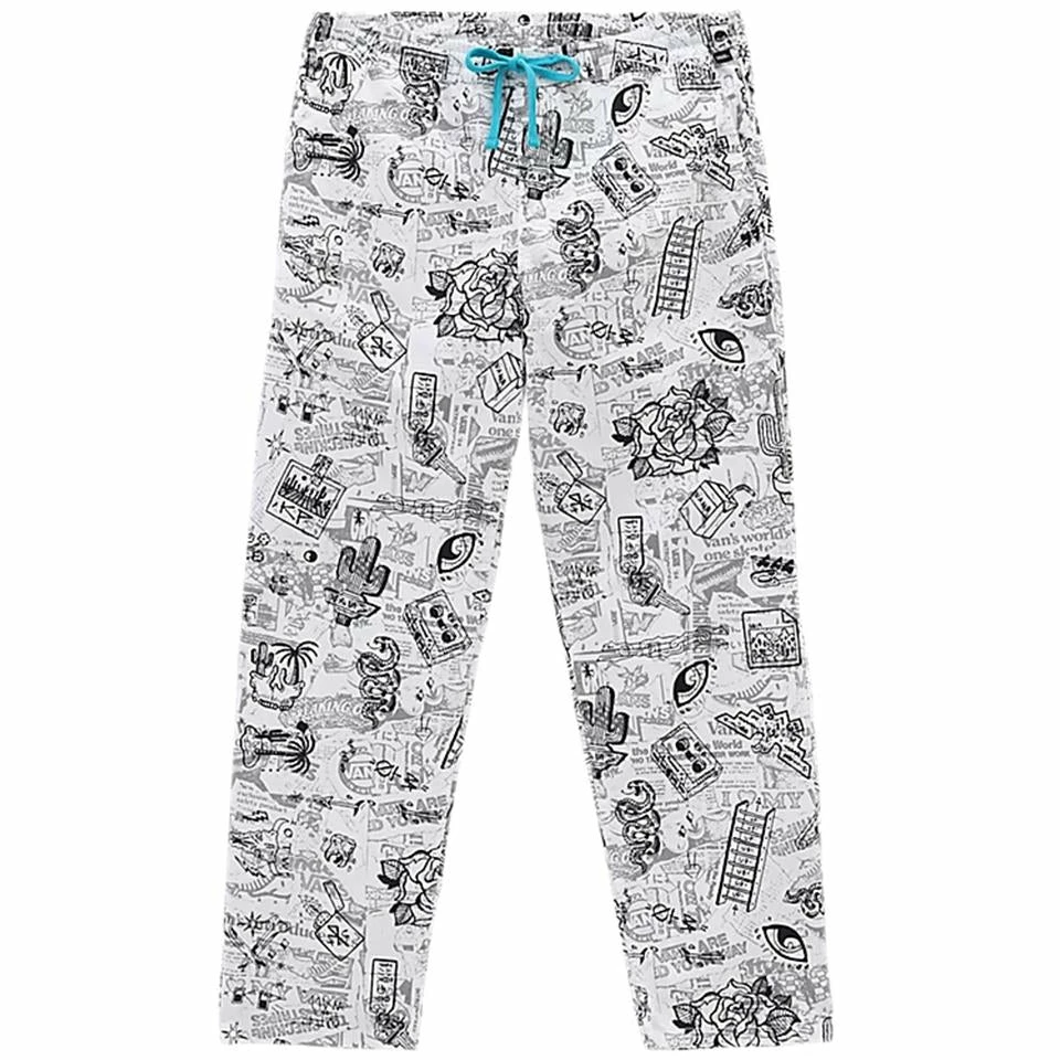 Vans Kevin Peraza Range Loose Tapered Pant - White/Black 3 Vans Kevin Peraza Range Loose Tapered Pant - White/Black