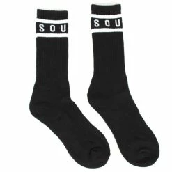 Source Adult Crew Socks - Black