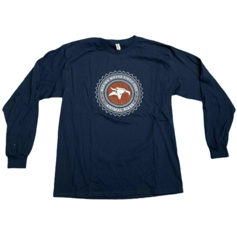 Animal Sprocket Long Sleeve T-Shirt - Navy 3 Animal Sprocket Long Sleeve T-Shirt - Navy
