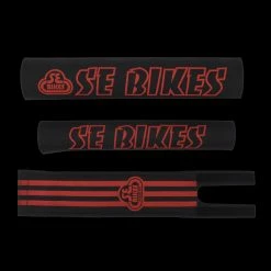Se-bikes SE Bikes Padset - Black/Red