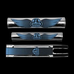 Se-bikes SE Racing Wing Padset - Chrome/Black/Blue