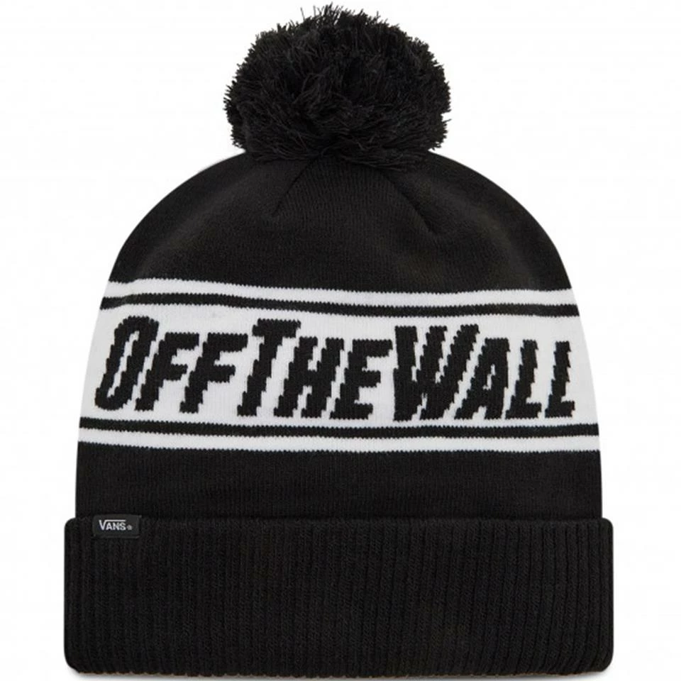 Vans Off The Wall Pom Beanie - Black/White 3 Vans Off The Wall Pom Beanie - Black/White
