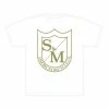 S&M Big Shield T-Shirt - Khaki On White -Bikes sale bc8d13bb 0b6e 4fae 920f f0ccf6d57a12