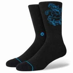 Stance Wolfman Socks - Black/ Large