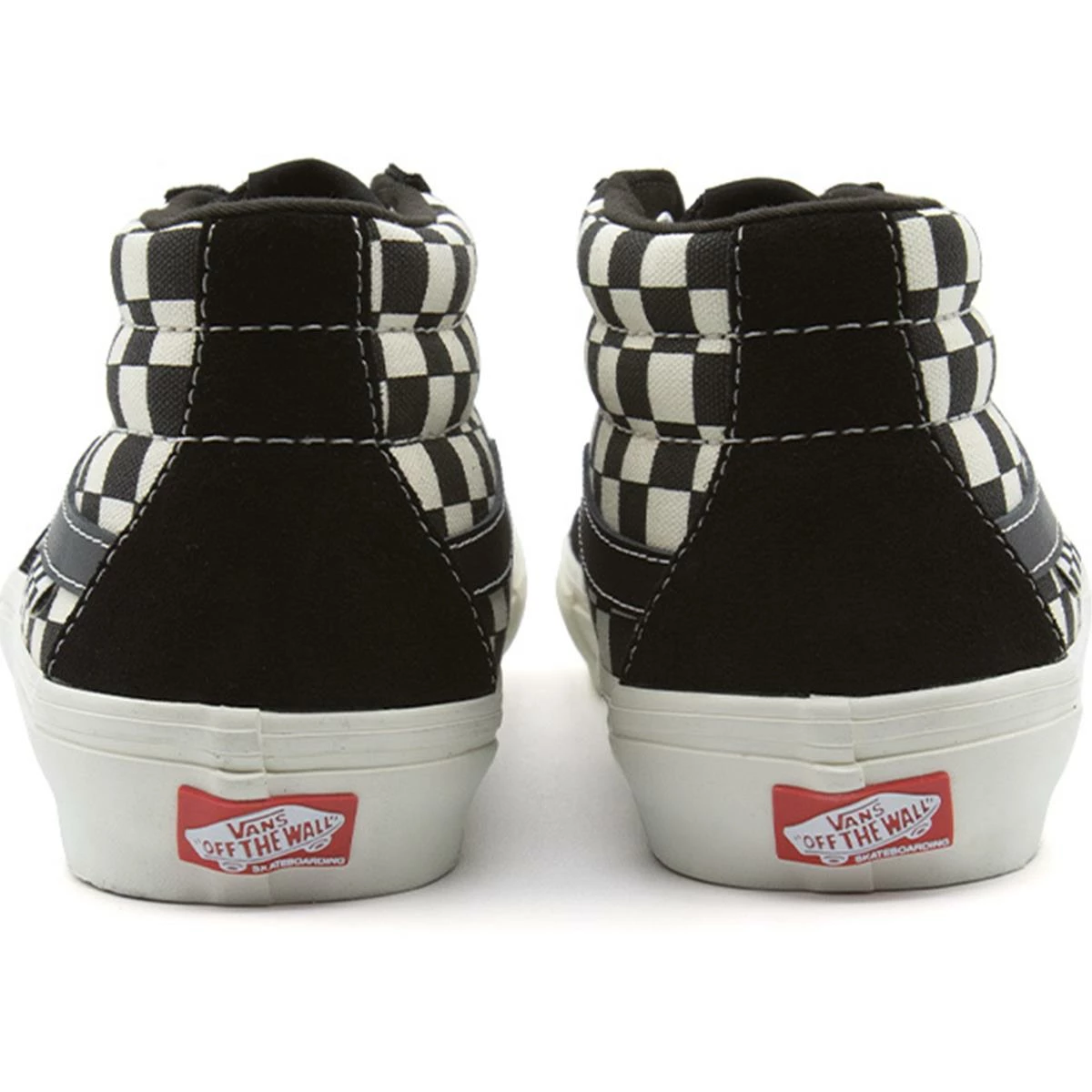 Vans Skate Grosso Mid - Checkerboard Black/Marshmallow 6 Vans Skate Grosso Mid - Checkerboard Black/Marshmallow - Image 4