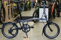 Brompton P Line Urban Storm Grey Low 2023 Folding Bike