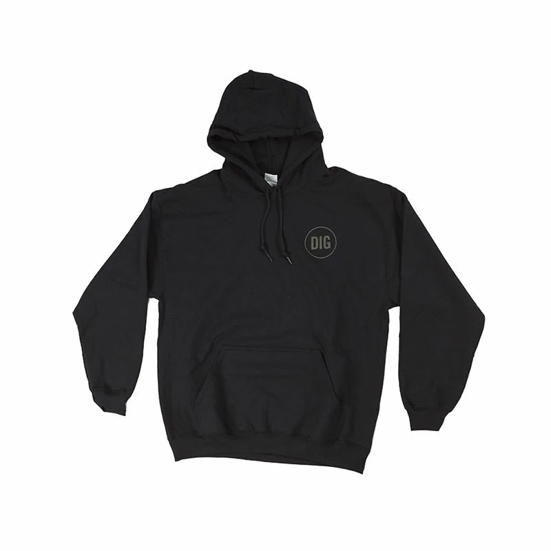Dig Circle Hoodie - Black 3 Dig Circle Hoodie - Black