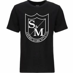 S&M Kids Big Shield T-Shirt - Black