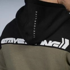 Stay Strong Cut Off Hoodie - Black/Olive -Bikes sale c76415dc 27e6 4371 8ad2 18c3078b054d