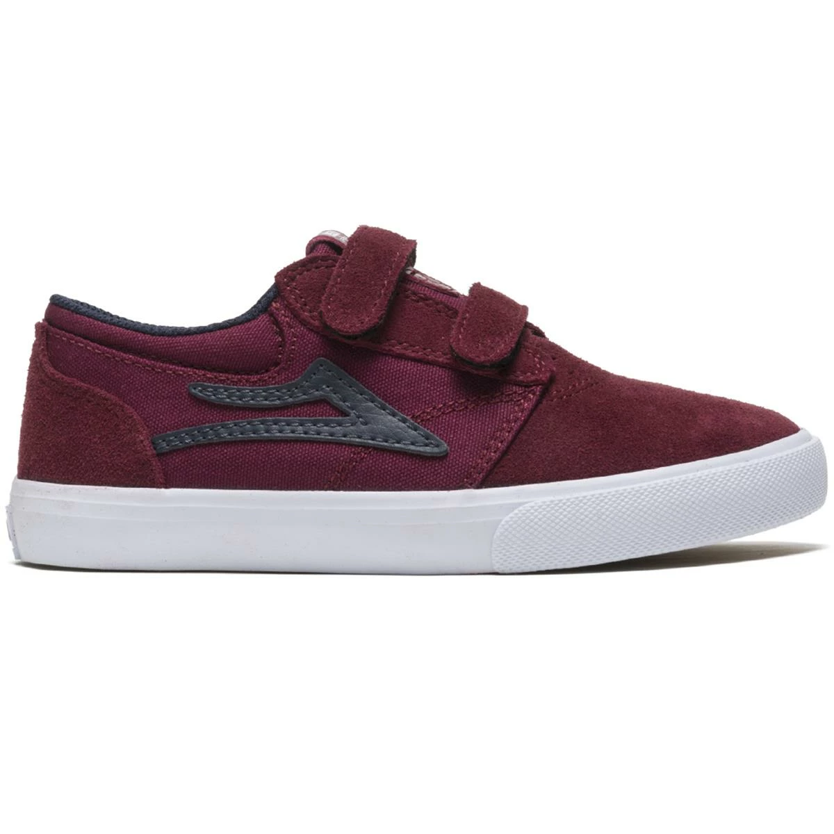 Lakai Griffin Kids - Burgundy/Navy Suede 3 Lakai Griffin Kids - Burgundy/Navy Suede