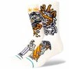 Stance Dj Clash Socks - Offwhite/ Large