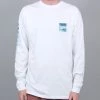 Vans AVE Chrome Long Sleeve T-Shirt - White -Bikes sale ce2ba477 2d3f 4b75 a3d4 d90a8a6b77c0