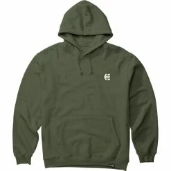 Etnies Team Embroidery Wash Hoodie - Military