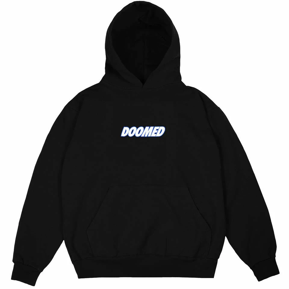 Doomed Textbook Logo Hoodie - Black 3 Doomed Textbook Logo Hoodie - Black