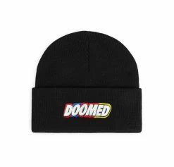 Doomed Colour Beanie - Black