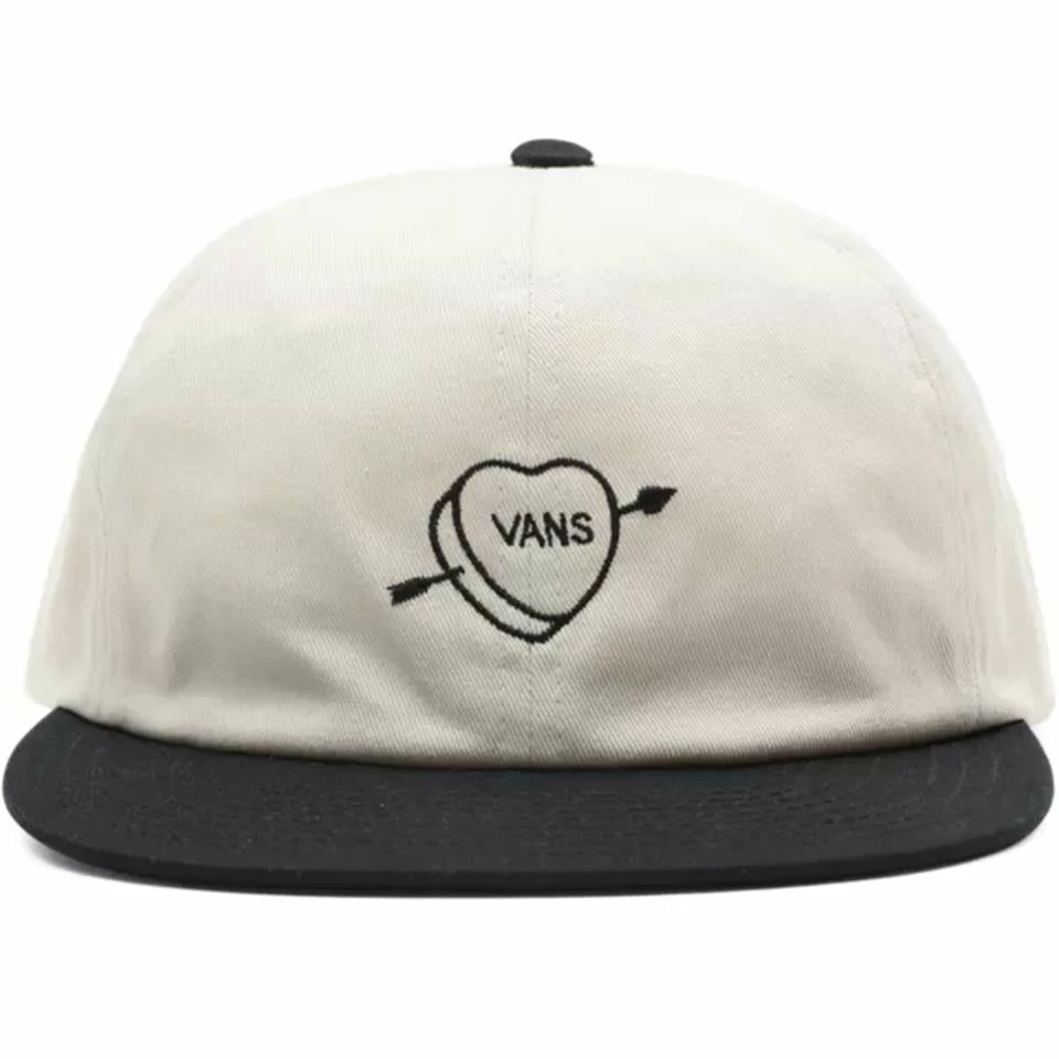 Vans Valentines Jockey Hat - Seed Pearl/Black 3 Vans Valentines Jockey Hat - Seed Pearl/Black