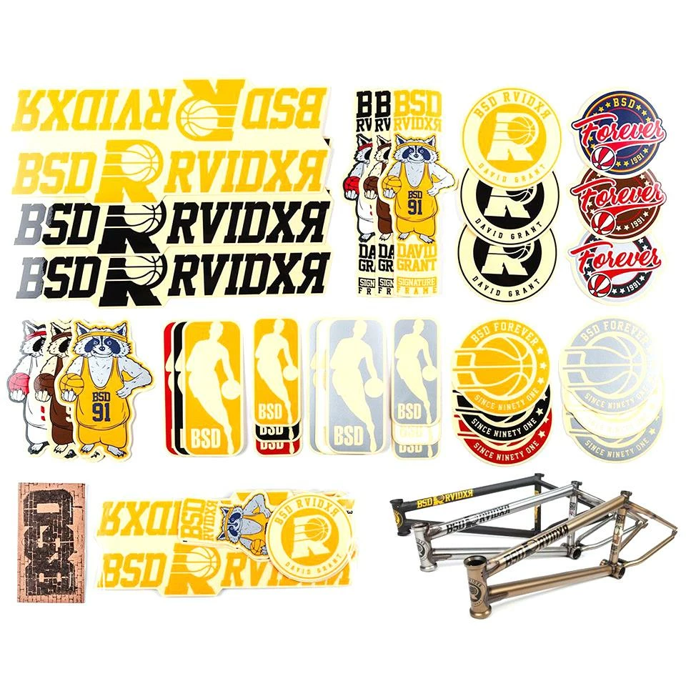 BSD RAIDER FRAME STICKER Set 2020 3 BSD RAIDER FRAME STICKER Set 2020