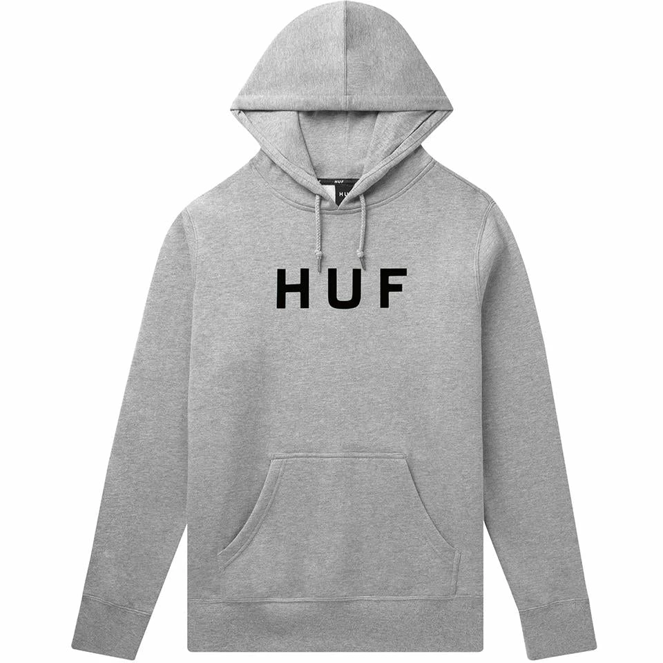 Huf Essentials OG Logo Pullover Hoodie - Athletic Heather 3 Huf Essentials OG Logo Pullover Hoodie - Athletic Heather