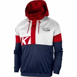 Nike SB Men's Skate Anorak Jacket - Midnight Navy/White/University Red
