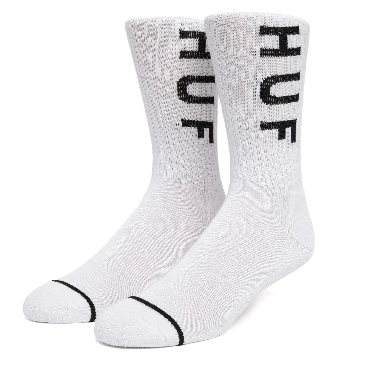 Huf Essential OG Logo Sock - White 3 Huf Essential OG Logo Sock - White