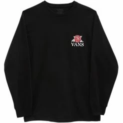 Vans Tattoo Rose Long Sleeve T-Shirt - Black