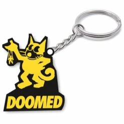 Doomed Enamel Keyring