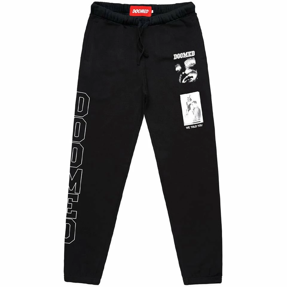 Doomed Covid Sweat Pants - Black 3 Doomed Covid Sweat Pants - Black