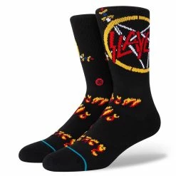 Stance No Mercy Crew Socks - Black/ Large