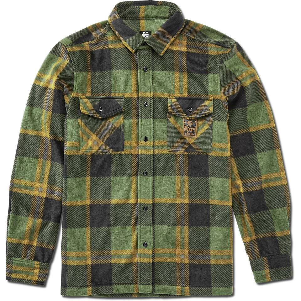 Etnies Woodsman Fleece - Black/Olive 3 Etnies Woodsman Fleece - Black/Olive