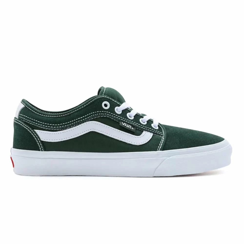 Vans Chukka Low Sidestripe - Dark Green/White 3 Vans Chukka Low Sidestripe - Dark Green/White