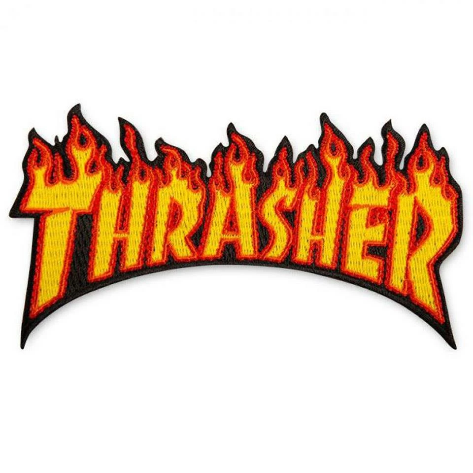 Thrasher Flame Logo 4.5" Patch 3 Thrasher Flame Logo 4.5" Patch