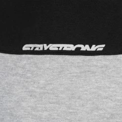 Stay Strong Cut Off Hoodie - Black/Grey -Bikes sale f31a1812 ad4a 48fe 9bbc 460be04cd3ea