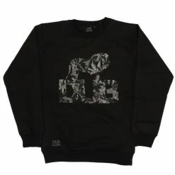 Dub Cannaflage Logo Sweat - Black