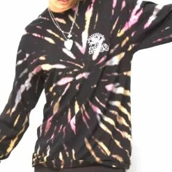 Vans All Seeing Space Dye Long Sleeve T-Shirt - Black