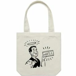 Cult Hell Tote Bag - White