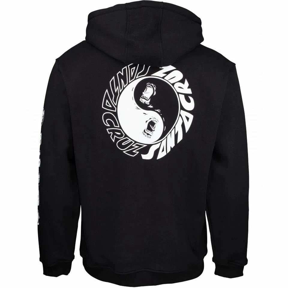 Santa Cruz Scream Ying Yang Hoodie - Black 4 Santa Cruz Scream Ying Yang Hoodie - Black - Image 2