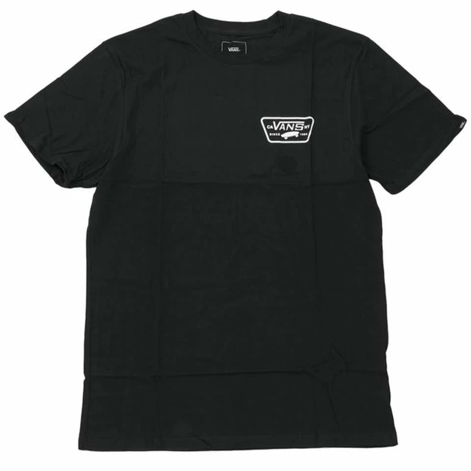 Vans Full Patch T-Shirt - Black/White 3 Vans Full Patch T-Shirt - Black/White