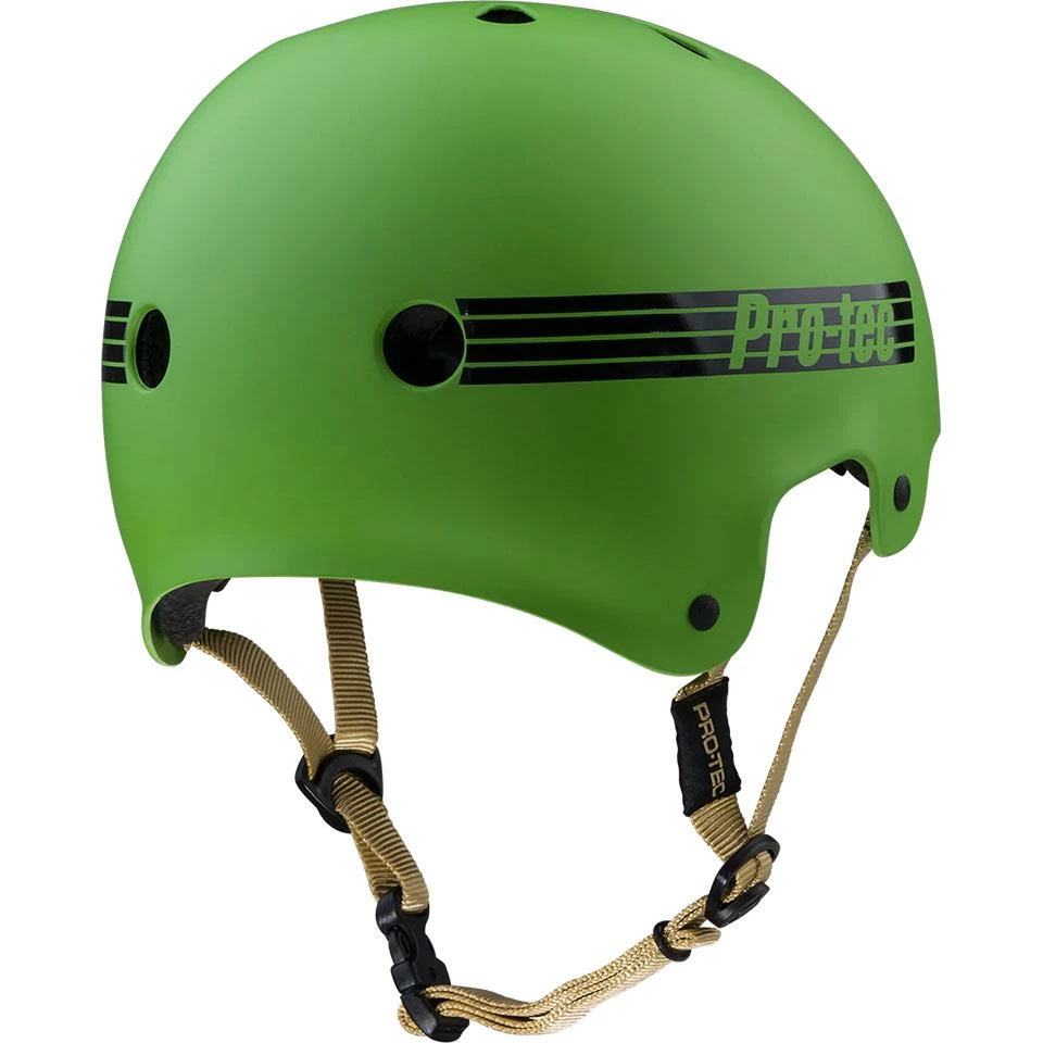 Pro-Tec Old School Helmet - Matte Sea Weed 5 Pro-Tec Old School Helmet - Matte Sea Weed - Image 3