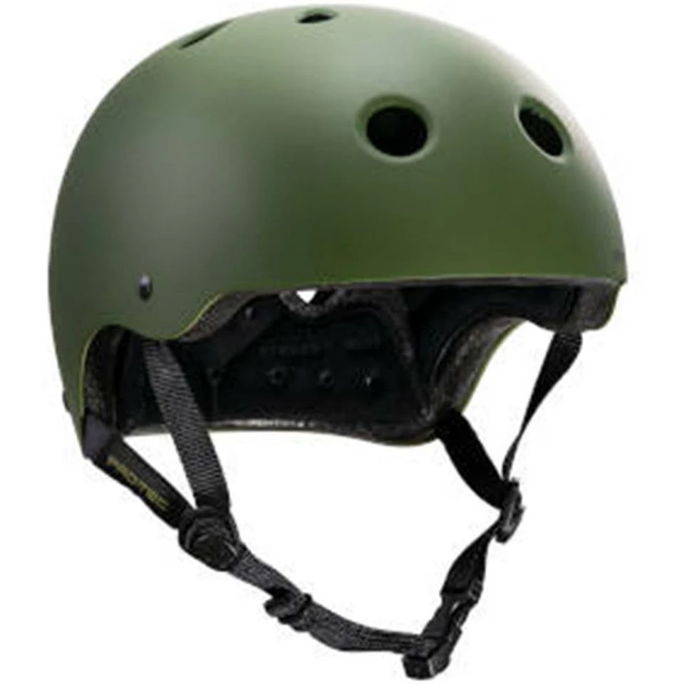Pro-Tec Classic Helmet - Flat Olive 6 Pro-Tec Classic Helmet - Flat Olive - Image 4